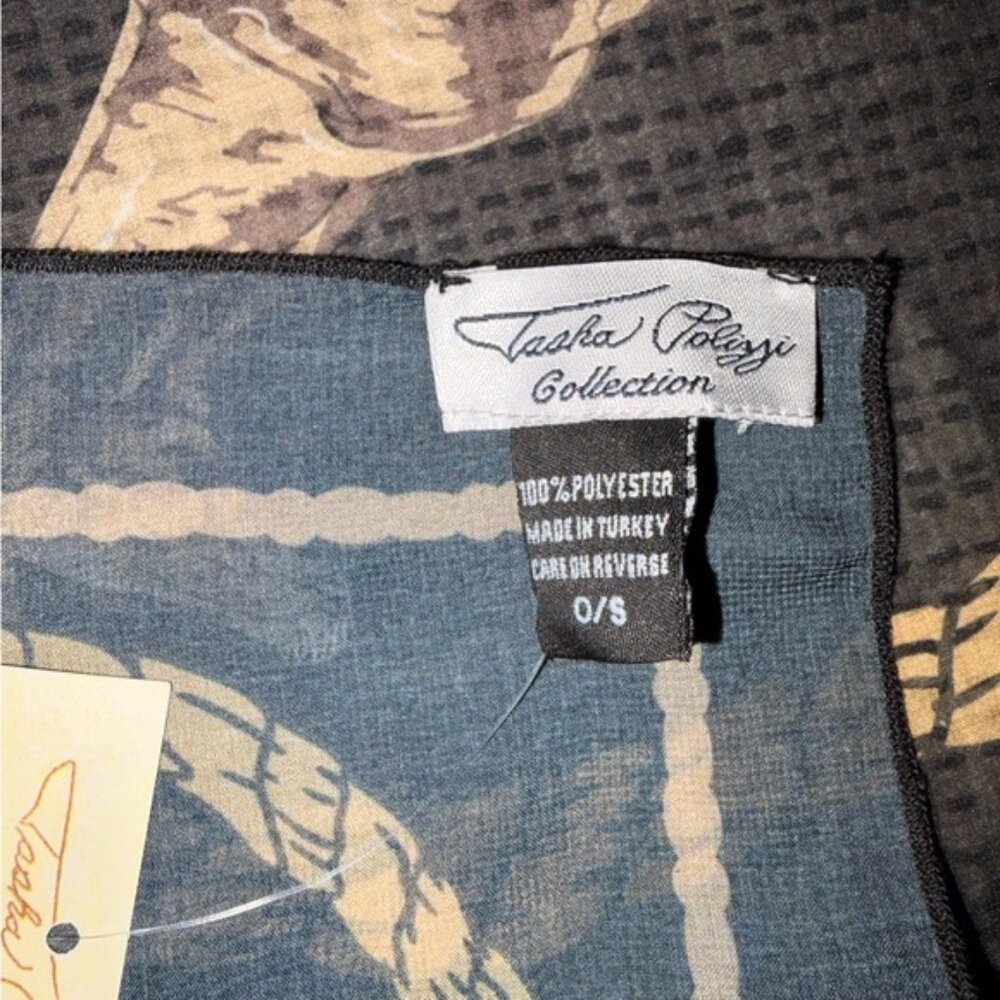 TASHA POLIZZI Women's Black Erin Scarf - Picture 3 of 4